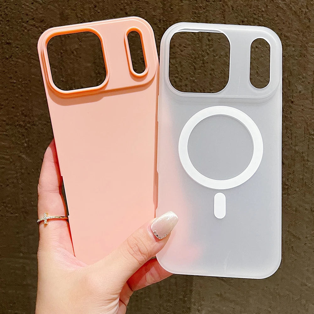 Luxury Candy Magsafe Wireless Charge Matte Phone Case For iPhone 17 Pro Max 17 Pro 17 Air 17 Magnetic Protect Bumper Cases Cover