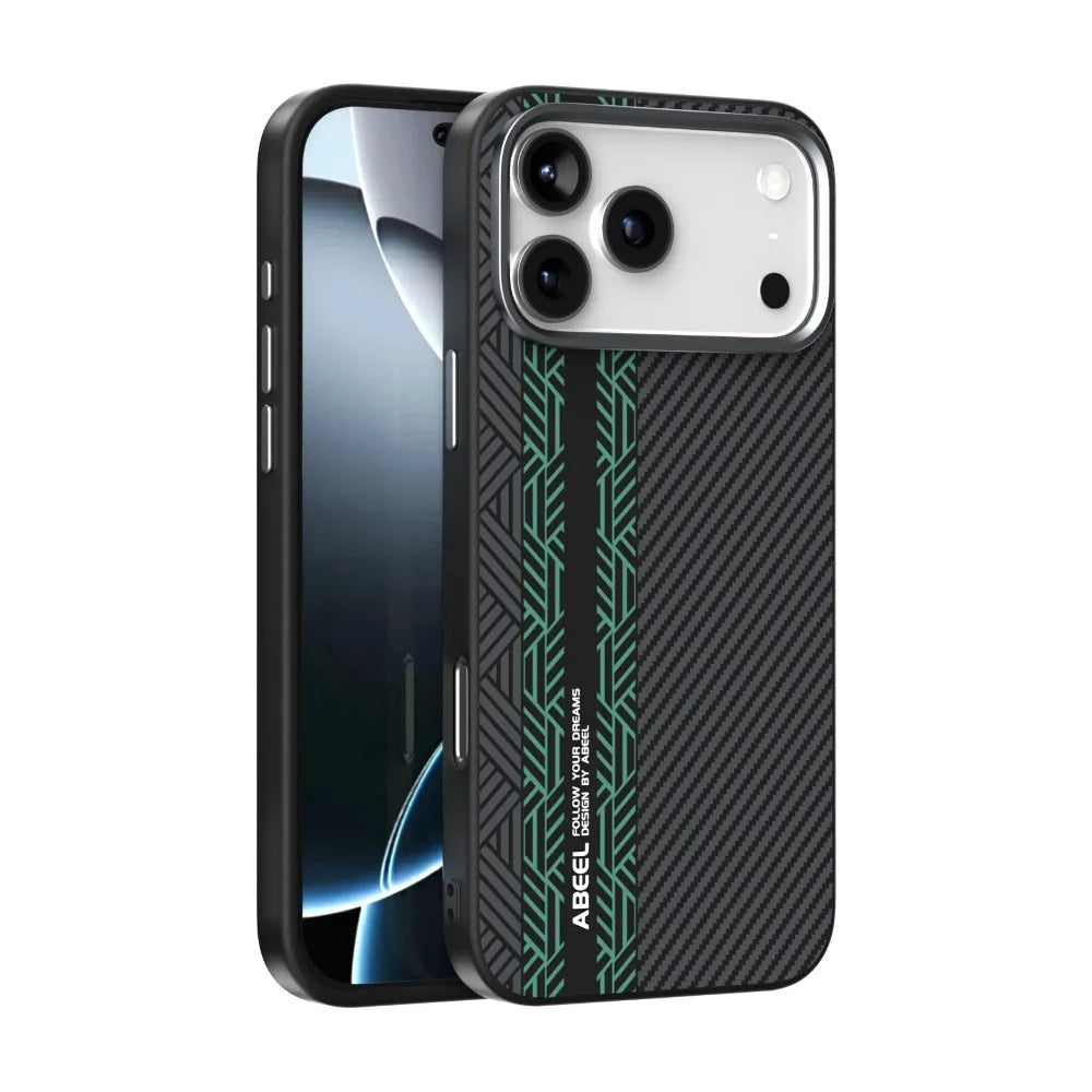 Brand New Carbon Fiber Slim Skin Friendly Case For iPhone 17 Air Pro Max Wireless Charge Shockproof Anti-Drop Protect Hard Cover