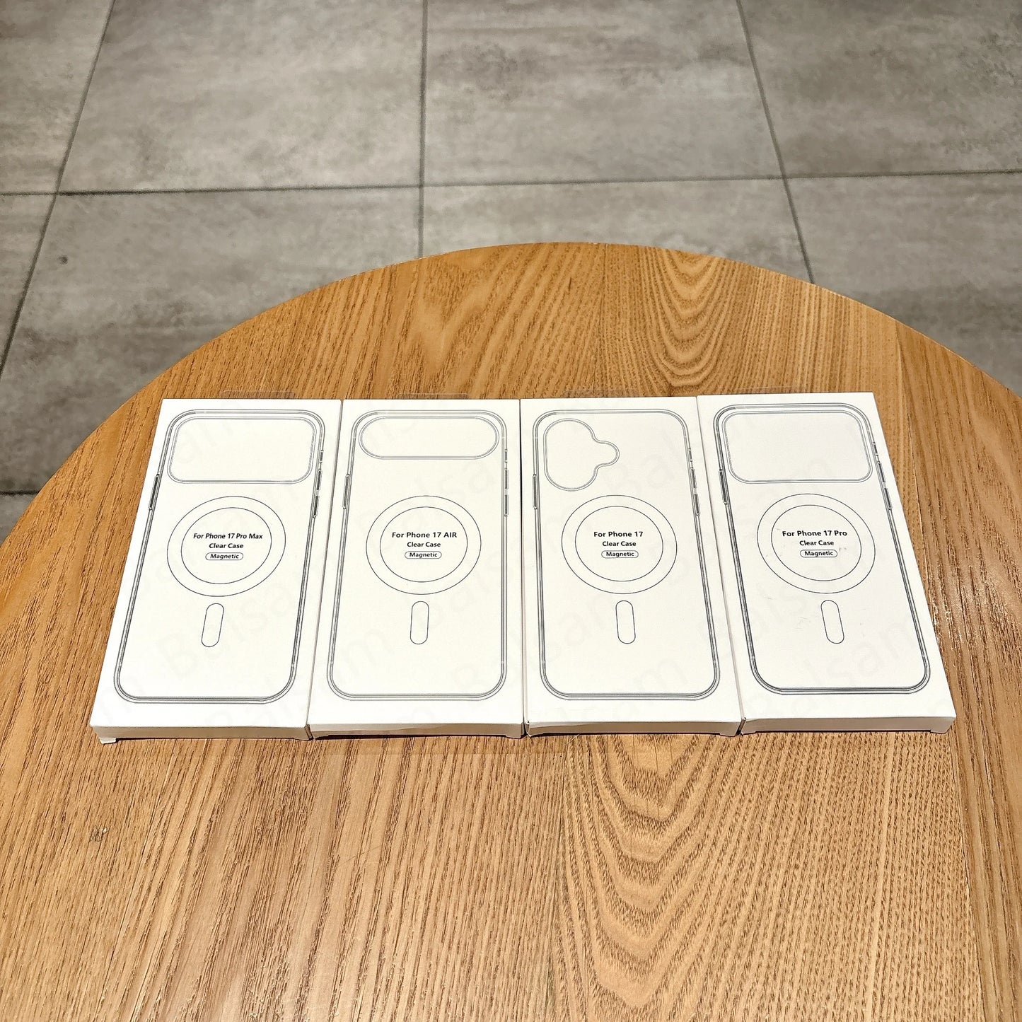 Original For Magsafe Magnetic Wireless Charging Case For iPhone 17 Air Pro Max 17  Clear Back Cover