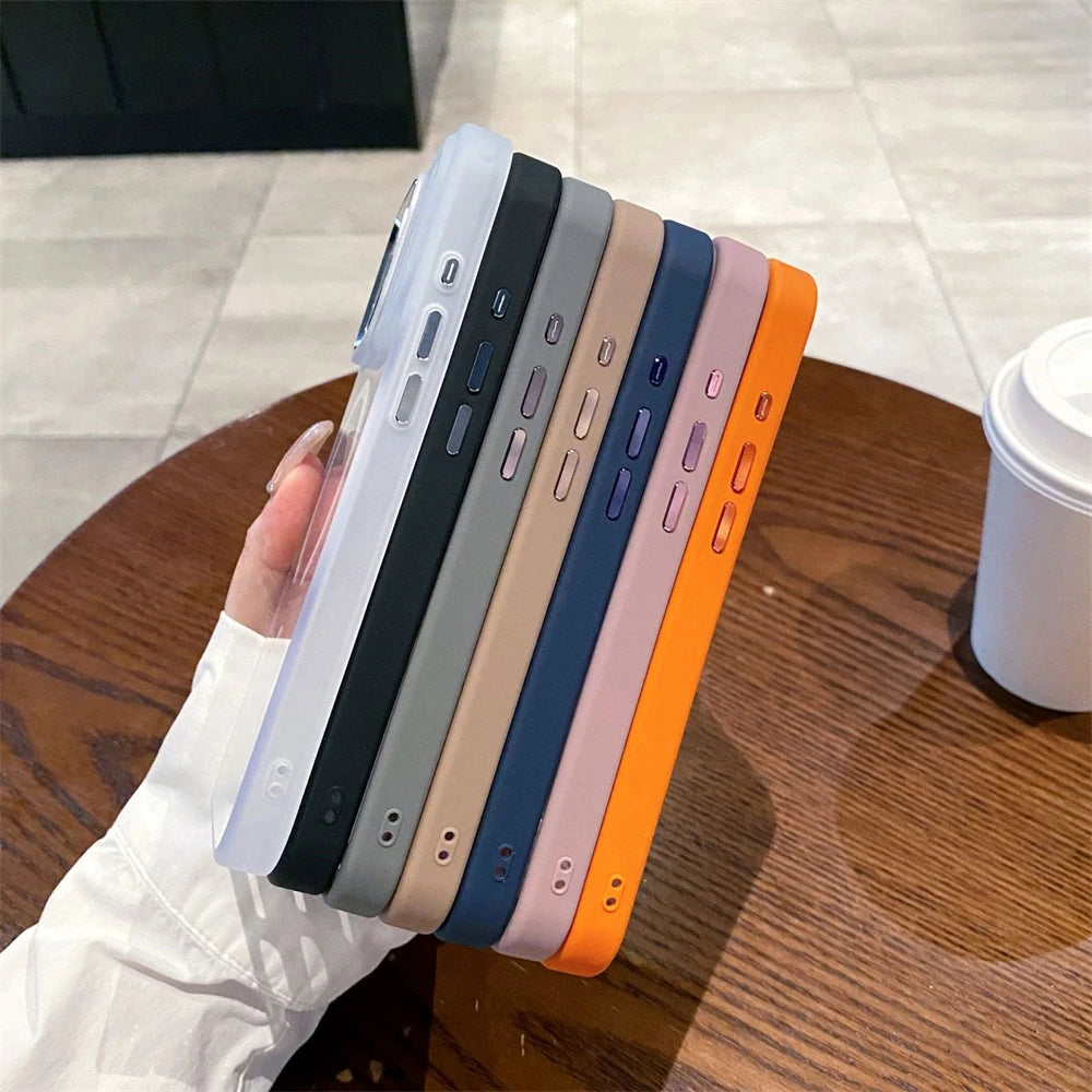 Shockproof For Magsafe Wireless Charge Case For iPhone 17 Air  Pro Max Plus Camera Lens Protect Wireless Charge Cover